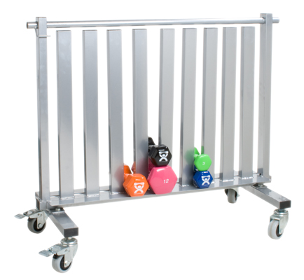 CanDo Dumbbell Mobile Studio Rack (1100 lb Capacity)