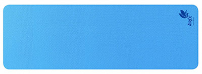 Airex Exercise Mat, Yoga ECO Pro, Blue, 72" x 24" x 0.16"