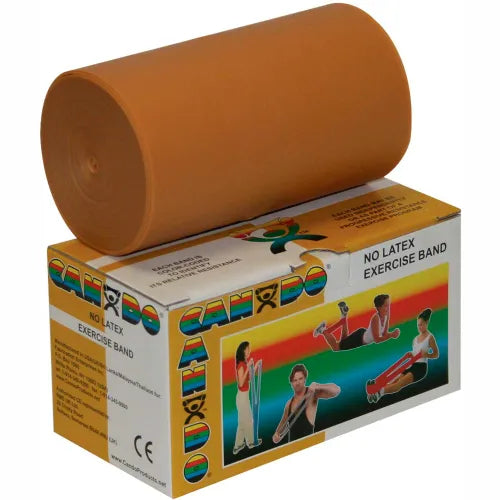 CanDo Non-Latex Therapy Bands - XXX-Heavy / Gold