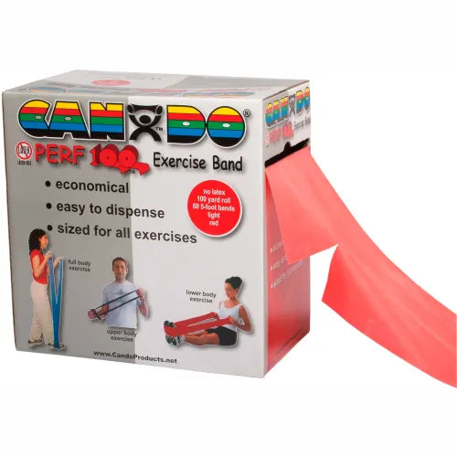CanDo Non-Latex Therapy Bands - Light / Red